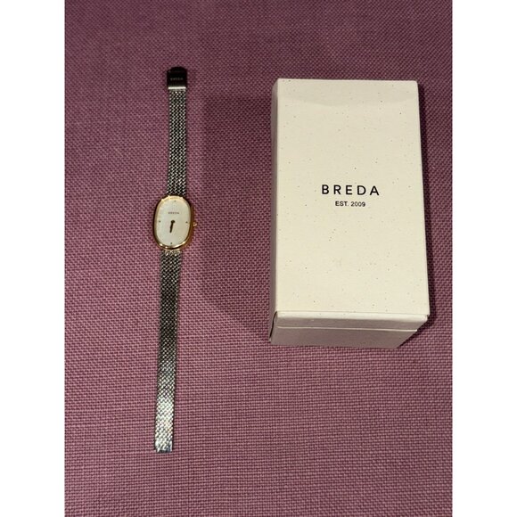 Breda Jane Tethered Watch in Silver & Gold One Size New with Box Womens - Picture 9 of 17